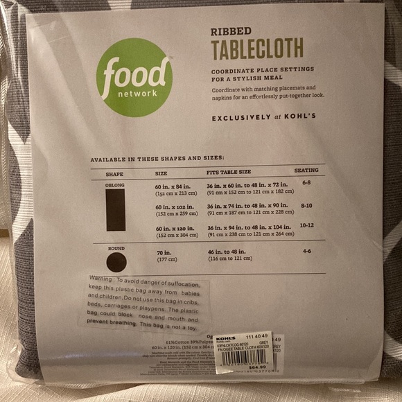 food network tablecloth - Picture 4 of 5